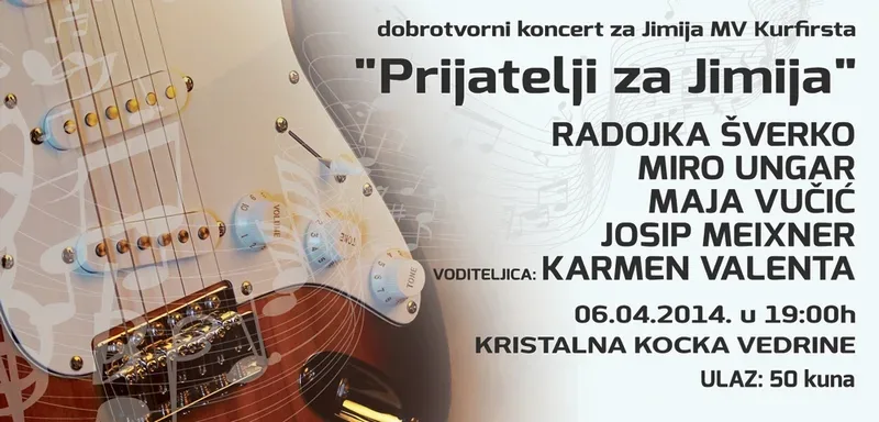 Trenutno pregledavate Dobrotvorni koncert “Prijatelji za Jimija”