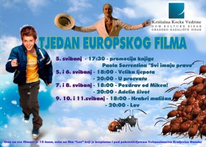 Read more about the article Tjedan europskog filma u sisačkom kinu