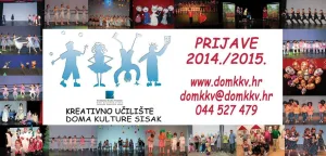 Pročitajte više o članku Prijave u Kreativno učilište Doma kulture 2014/2015