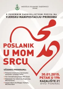 Pročitajte više o članku Vjersko-kulturna priredba “Poslanik u mom srcu”