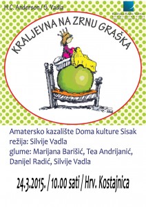 Read more about the article “Kraljevna na zrnu graška” gostuje u Hrvatskoj Kostajnici