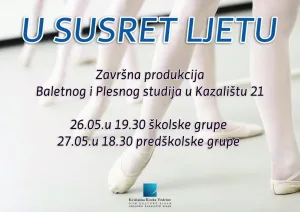 Pročitajte više o članku Produkcija Baletnog i Plesnog studija Doma kulture Sisak “U susret ljetu”