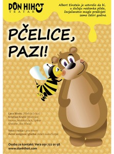 Read more about the article “Pčelice, pazi!”, kostimirana eko predstava za djecu