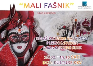 Read more about the article Mali fašnik Baletnog i Plesnog studija Doma kulture Sisak