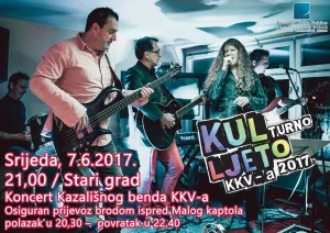 Pročitajte više o članku Koncert Kazališnog benda KKV-a na KULturnom LJETU KKV