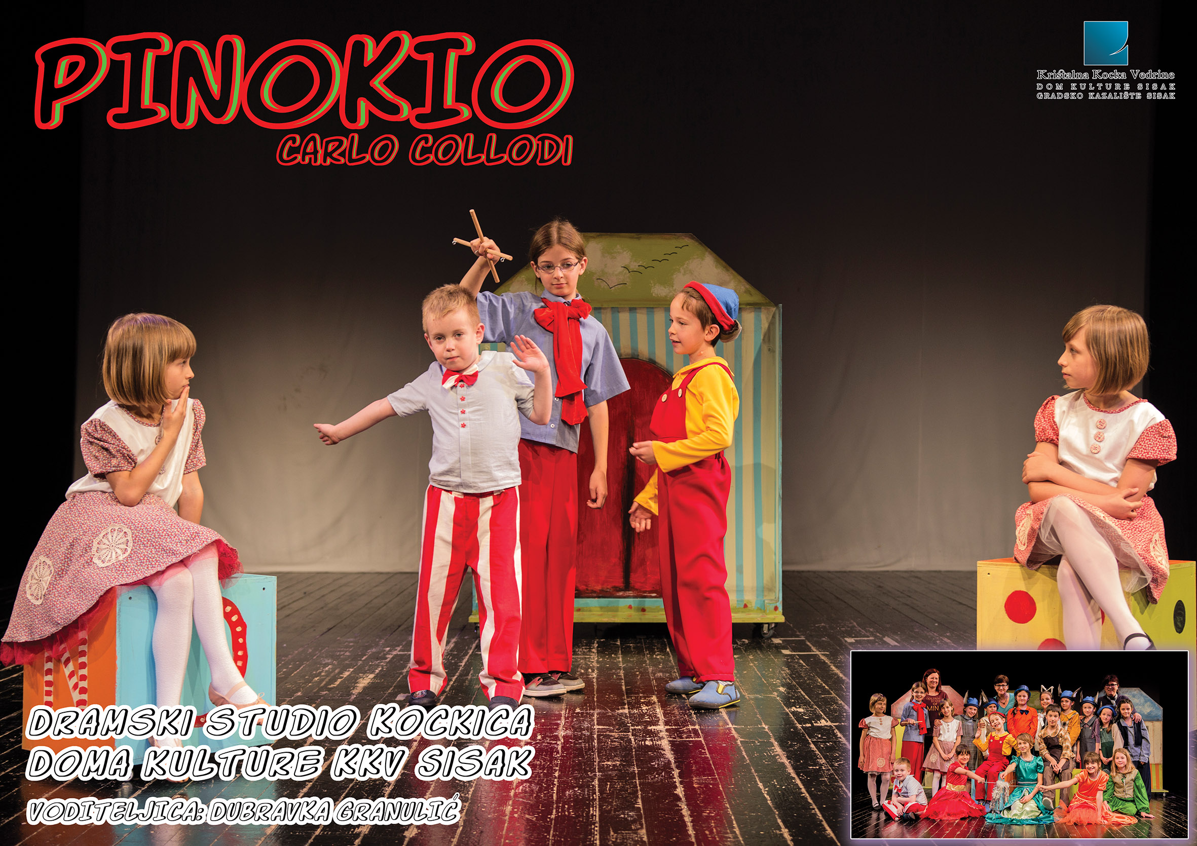 You are currently viewing Dramski studio “Kockica” s predstavom Pinokio na 13. Ogulinskom festivalu bajki