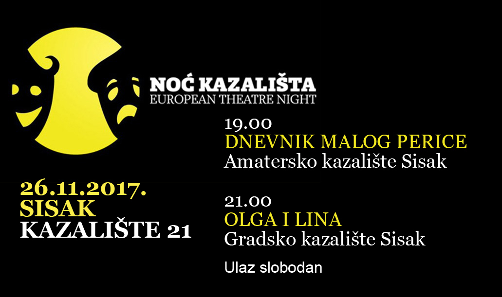 You are currently viewing Noć kazališta obilježava se i u Sisku