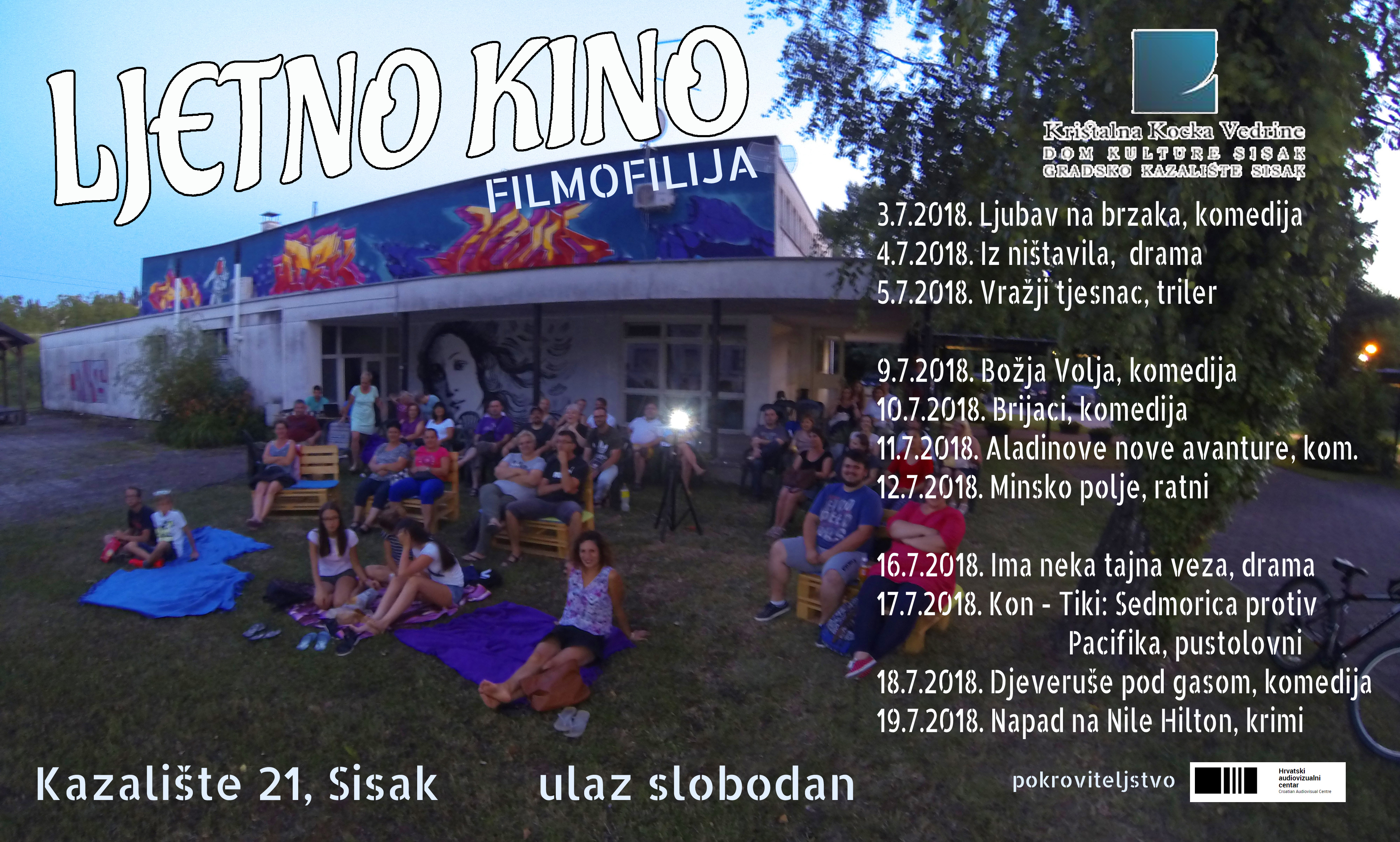 You are currently viewing Ljetno kino na otvorenom u dvorištu Kazališta 21