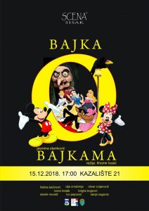 Read more about the article Predstava za djecu “Bajka o bajkama” Scene Sisak