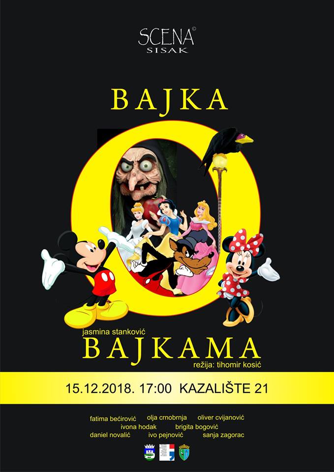 You are currently viewing Predstava za djecu “Bajka o bajkama” Scene Sisak