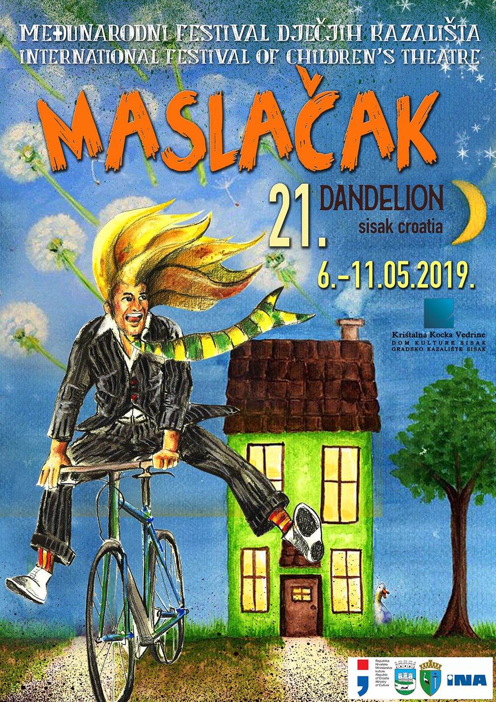 You are currently viewing Počinje 21. Međunarodni festival dječjih kazališta Maslačak