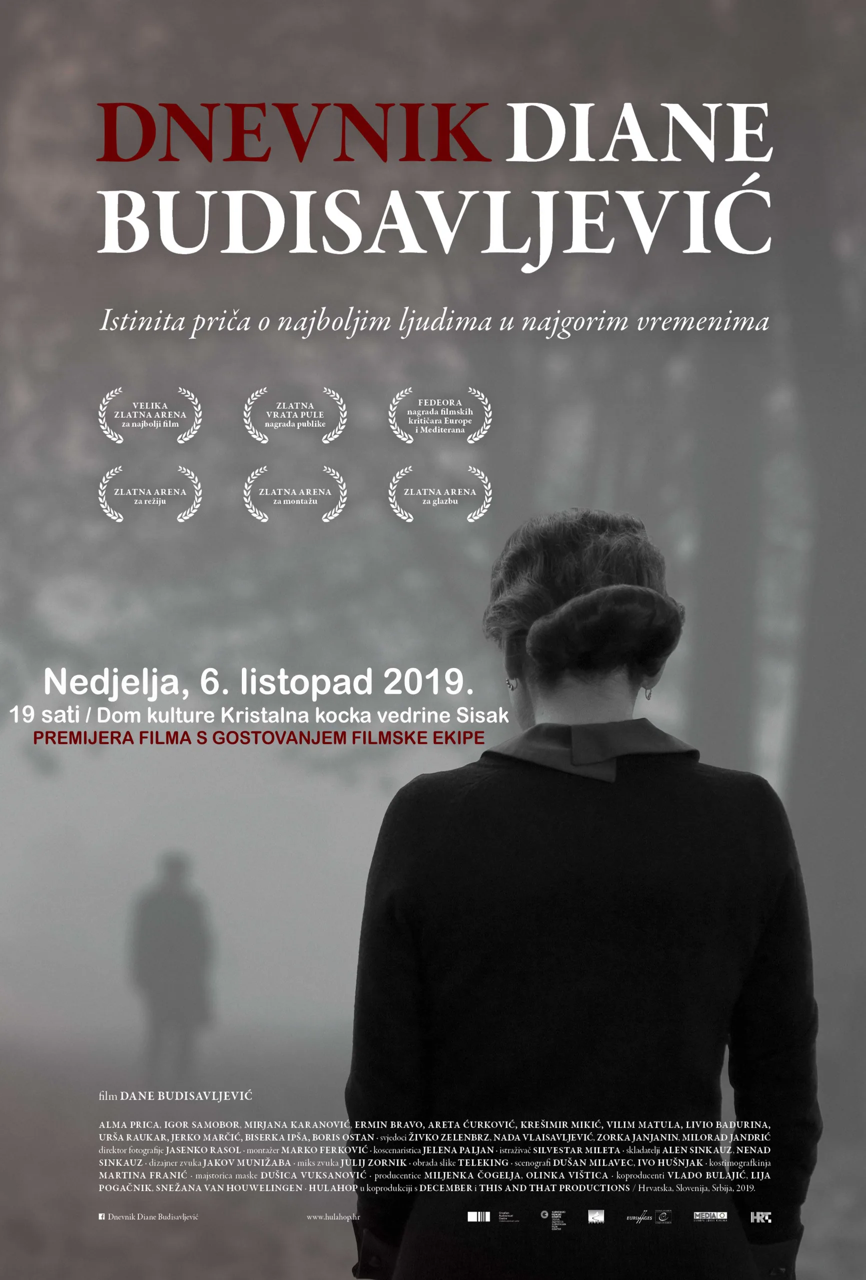 Trenutno pregledavate Sisačka premijera filma “Dnevnik Diane Budisavljević”