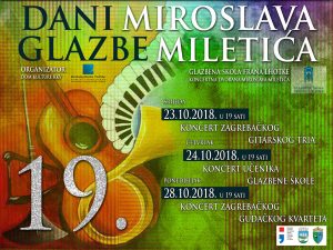 Read more about the article Zagrebački gudački kvartet na 19. Danima Miroslava Miletića