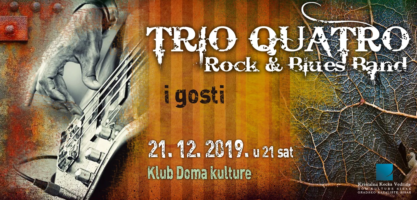 Trenutno pregledavate Večer rocka i bluesa uz Trio Quatro band