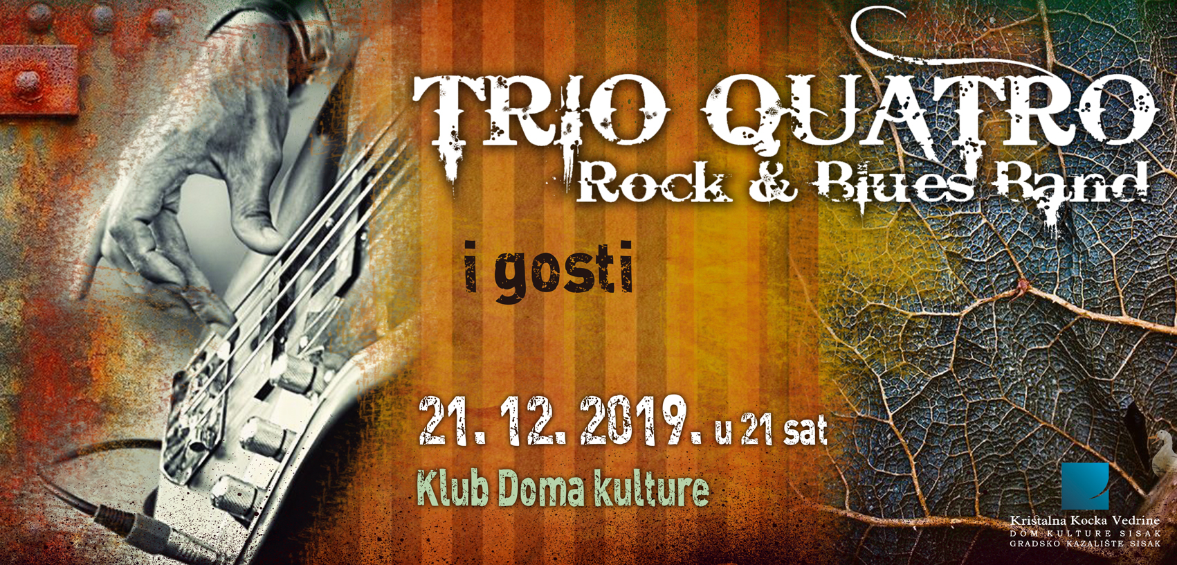 You are currently viewing Večer rocka i bluesa uz Trio Quatro band