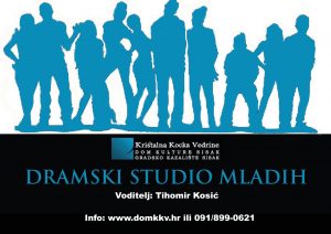 Read more about the article U tijeku upisi u Dramski studio mladih