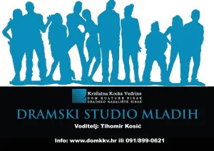 Pročitajte više o članku U tijeku upisi u Dramski studio mladih