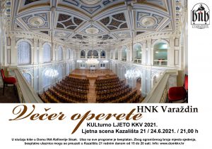 Read more about the article Večer operete HNK Varaždin na Kulturnom ljetu KKV 2021.