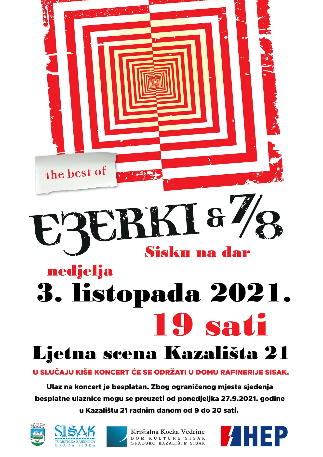 Trenutno pregledavate “Sisku na dar” koncert etno skupine Ezerki & 7/8