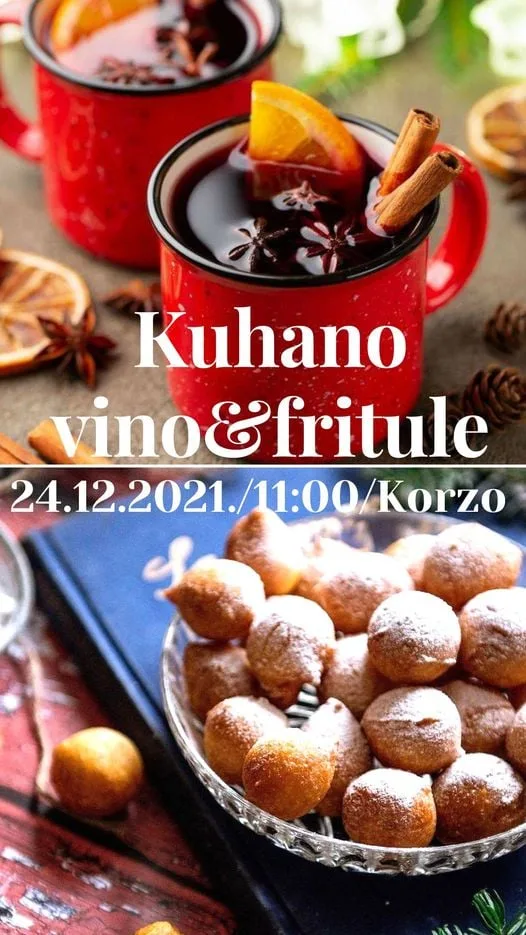 Trenutno pregledavate Kuhano vino i fritule uz glazbu za Badnjak