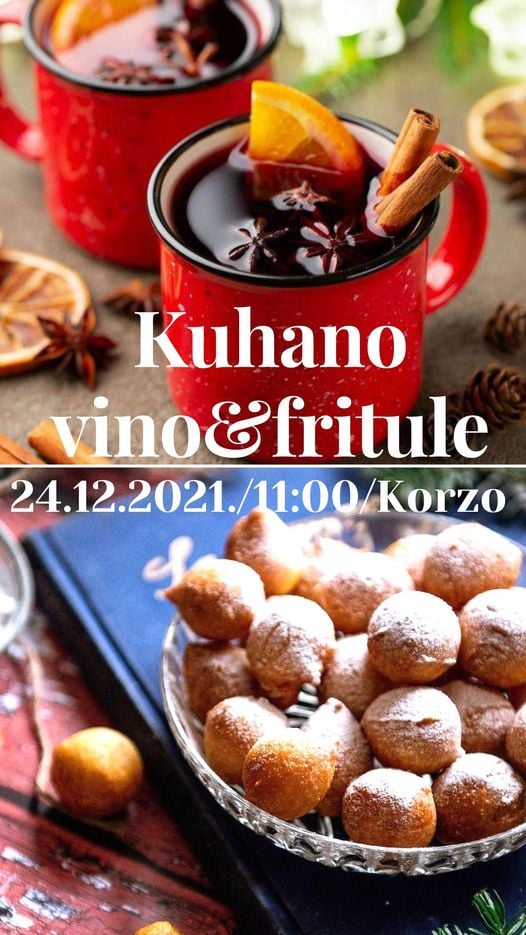 You are currently viewing Kuhano vino i fritule uz glazbu za Badnjak