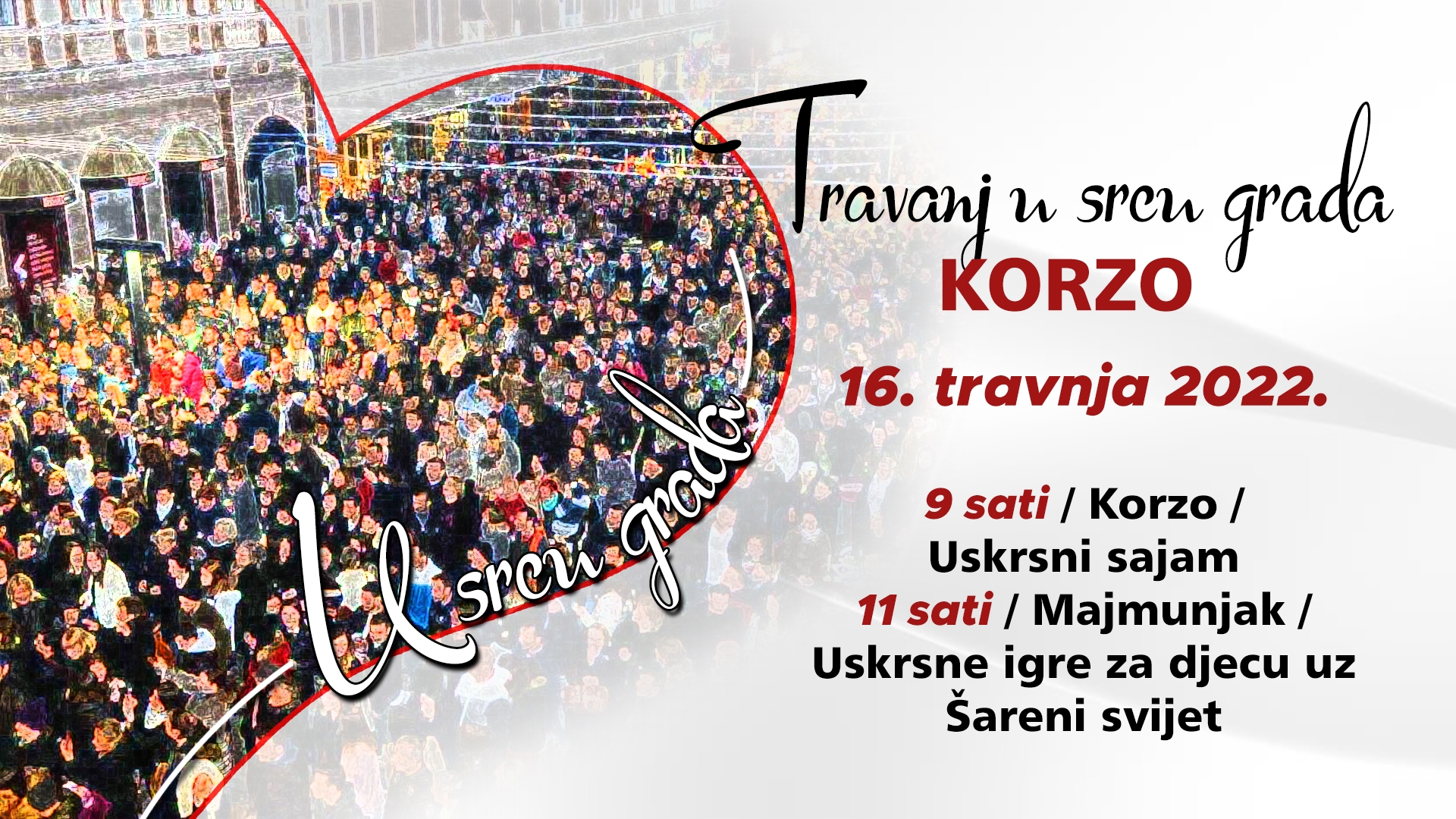 You are currently viewing Program manifestacije “U srcu grada” za subotu, 16.4.2022.