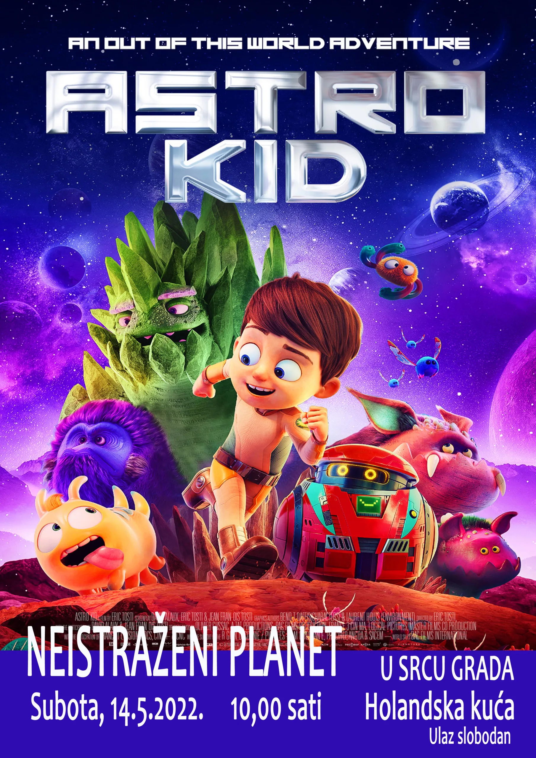 Trenutno pregledavate Animirani film “Neistraženi planet” u subotu u srcu grada