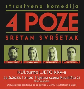 Pročitajte više o članku “4 poze – sretan svršetak” u petak na KULturnom ljetu KKV-a