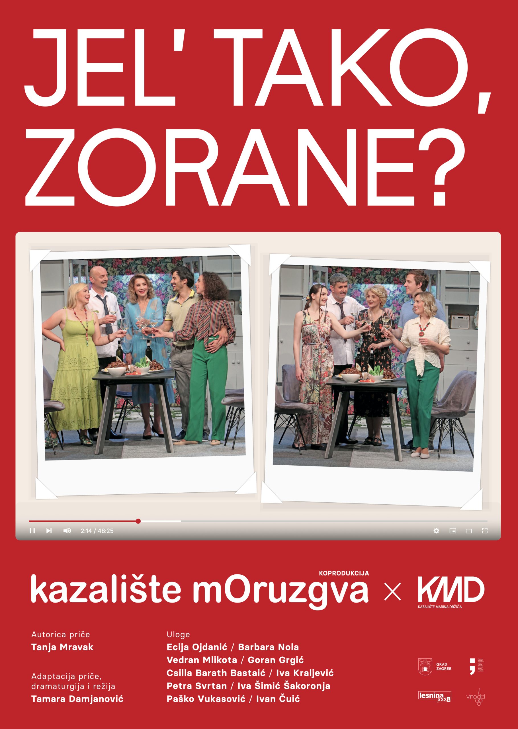 You are currently viewing Komedija “Jel tako Zorane?” u travnju gostuje u Sisku