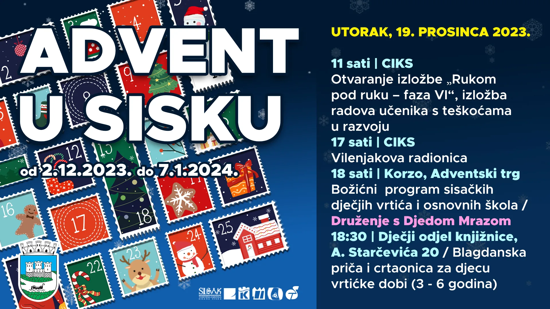 Trenutno pregledavate Nastavlja se Božićna čarolija Adventa na programima dječjih vrtića, osnovnih škola i plesnih udruga, 19.12.2023.