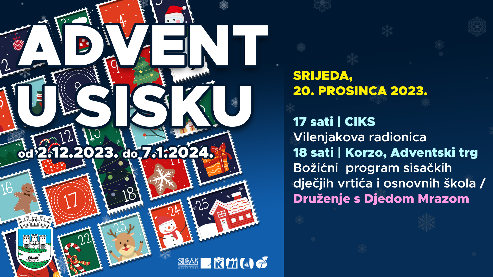 You are currently viewing Treći dan programa dječjih vrtića, osnovnih škola i plesnih udruga na Adventu, 20.12.2023.
