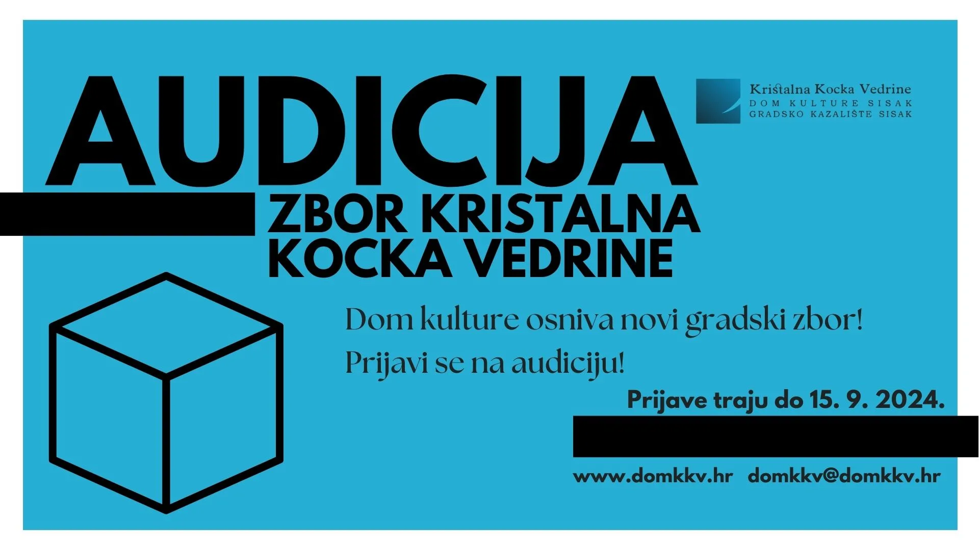 Trenutno pregledavate Dom kulture KKV Sisak osniva novi gradski zbor