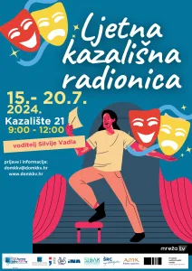 Pročitajte više o članku Ljetna kazališna radionica u sklopu KULturnog ljeta KKV-a