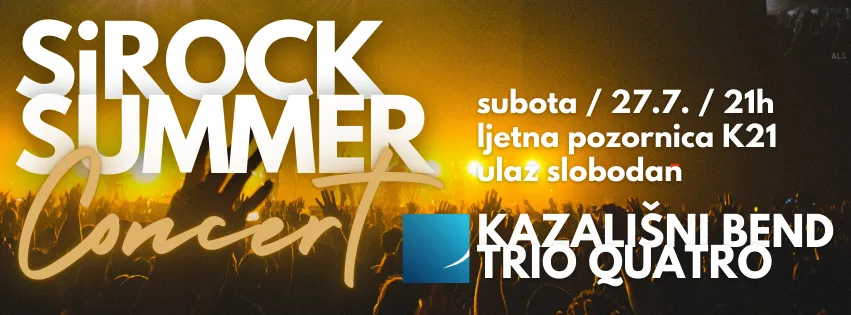 Trenutno pregledavate SiROCK summer koncert na KULturnom ljetu KKV-a