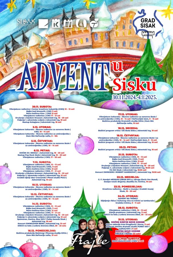 Advent U Sisku Program