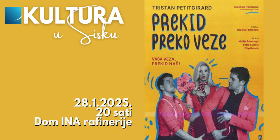 Pročitajte više o članku Komedija “Prekid preko veze” gostuje u Domu INA-e