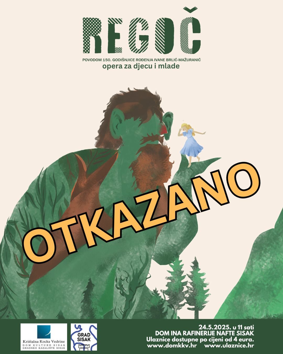 Trenutno pregledavate Obavijest o otkazivanju opere REGOČ
