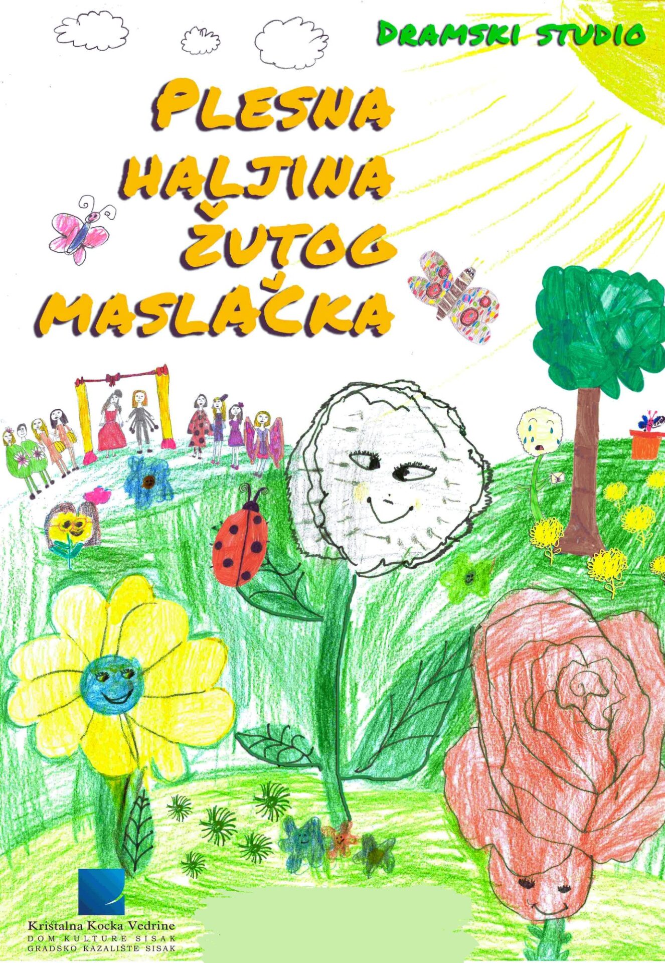 Plesna haljina žutog maslačka