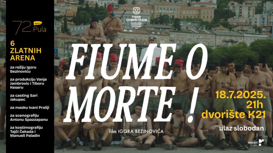 Pročitajte više o članku Nagrađivani hrvatski film Fiume o morte! na Ljetnom kinu KULturnog ljeta KKVa
