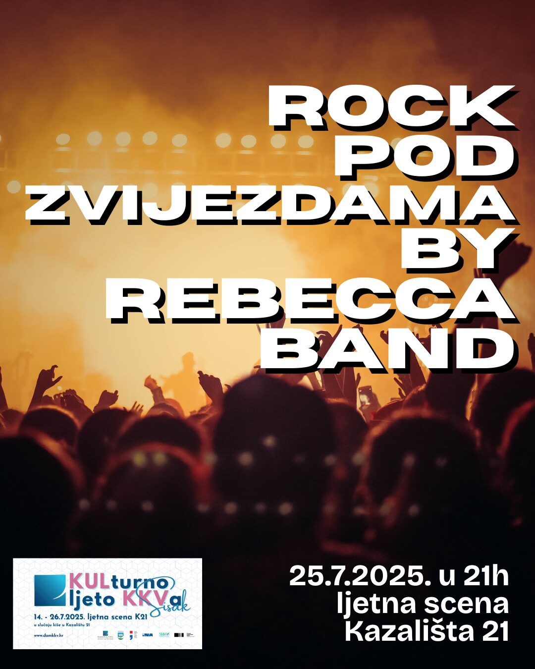 Rock pod zvijezdama vizual
