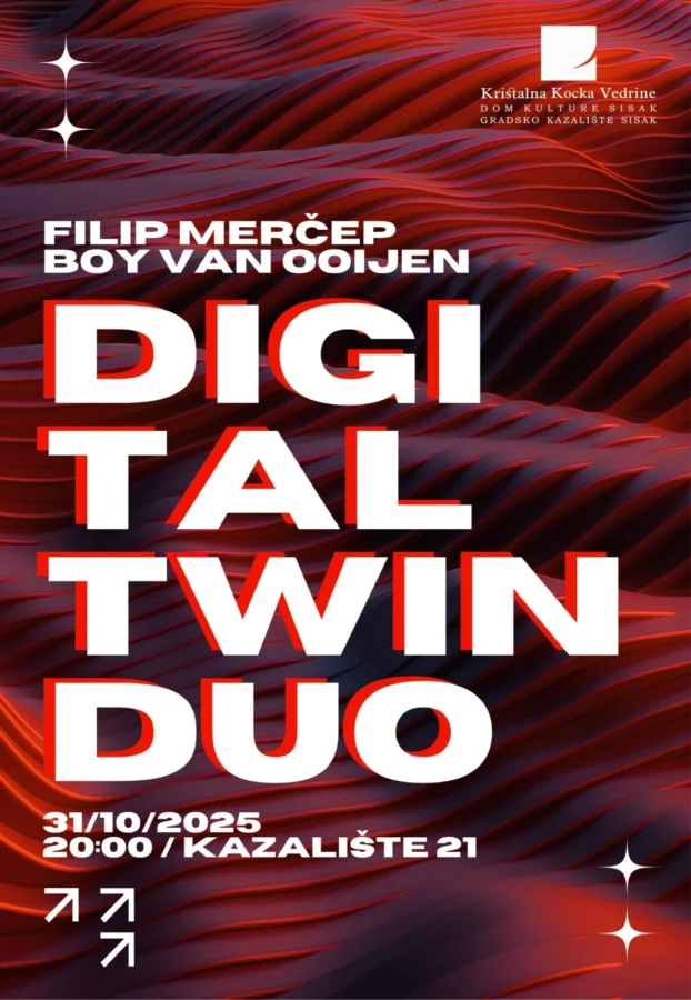 Pročitajte više o članku DIGITAL TWIN DUO Filip Merčep i Boy Van Ooijen nastupaju u Kazalištu 21
