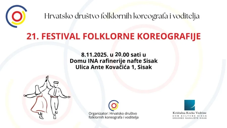 Pročitajte više o članku Folklorni spektakl 8. studenog u Sisku