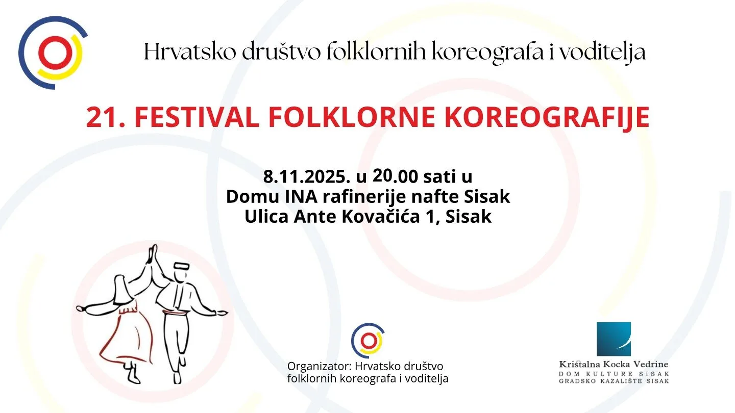 Trenutno pregledavate Folklorni spektakl 8. studenog u Sisku