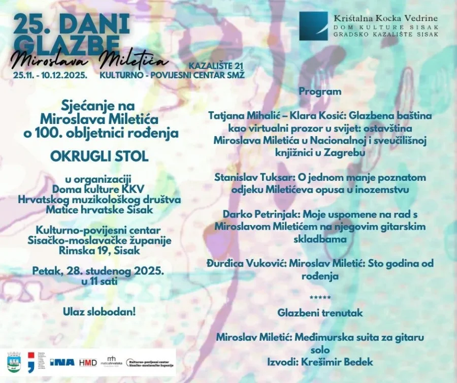 Pročitajte više o članku Okrugli stol Sjećanja o Miroslavu Miletiću i obljetnici 100 godina rođenja