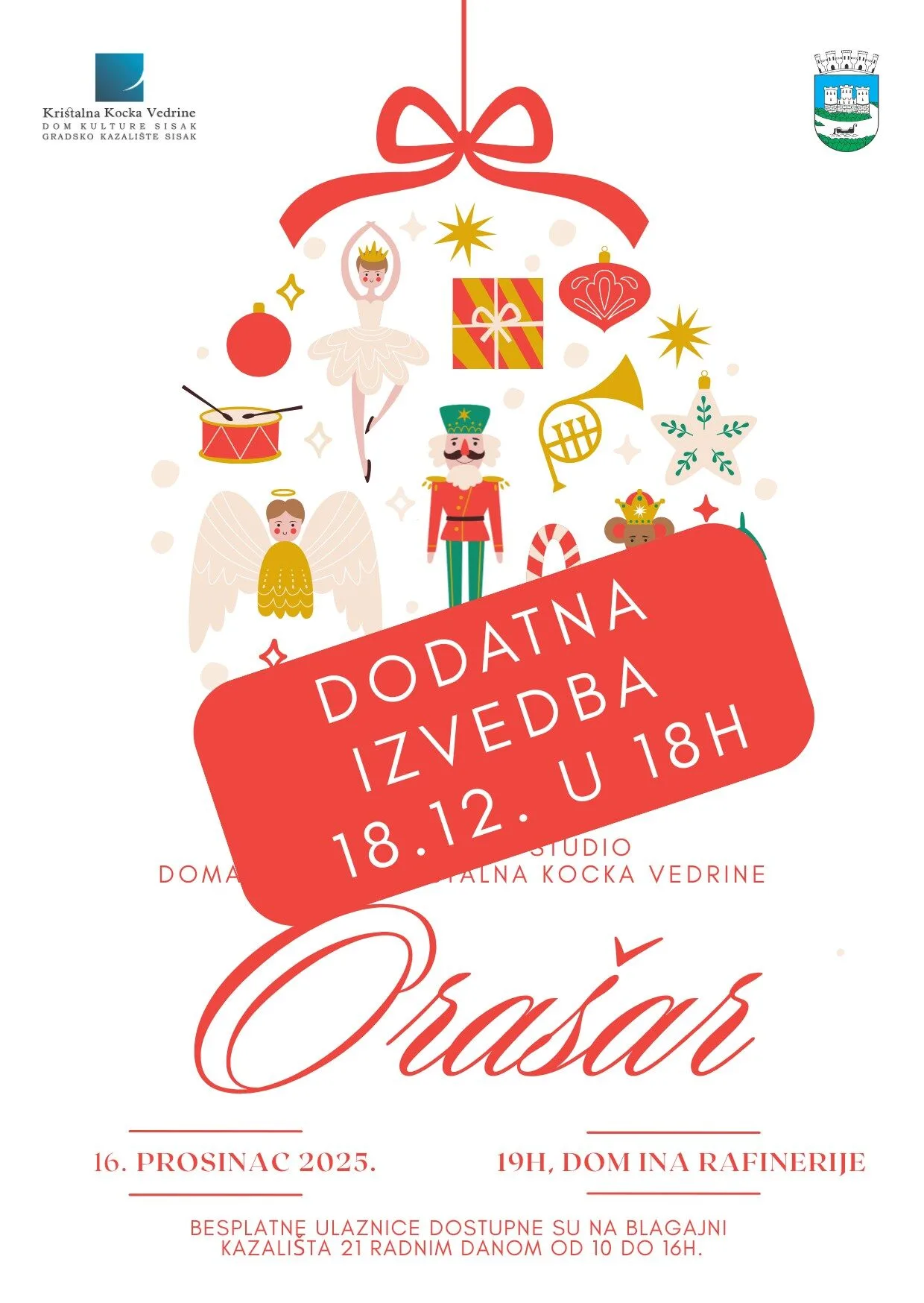 Trenutno pregledavate Druga izvedba plesne produkcije “Orašar” u četvrtak, 18. prosinca