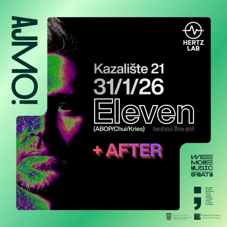 Pročitajte više o članku AJMO!: ELEVEN – mindful techno večer u Kazalištu 21