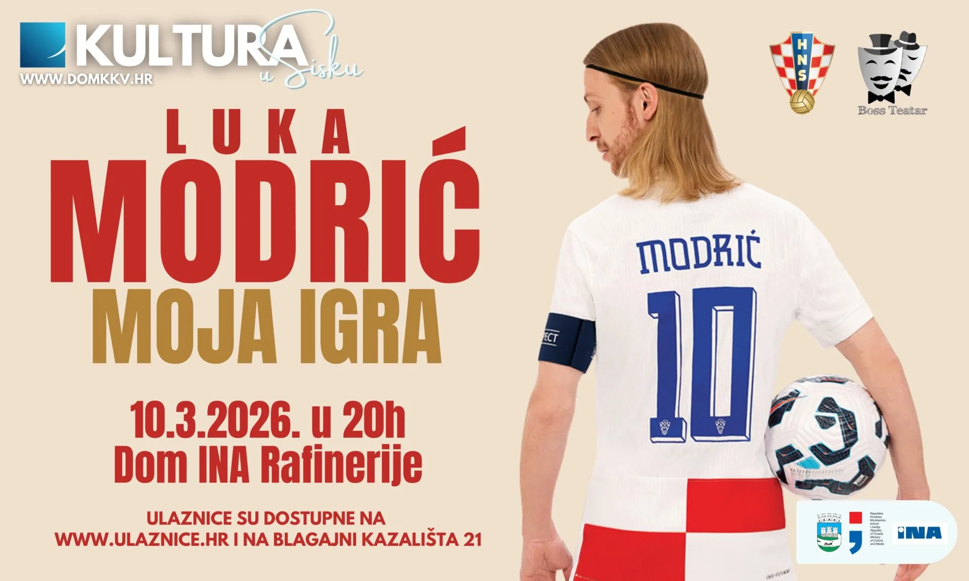 Trenutno pregledavate “Luka Modrić – moja igra” gostuje u Domu INA Rafinerije
