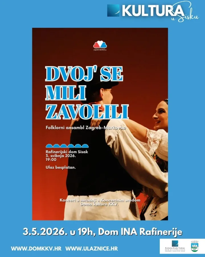 Pročitajte više o članku “Dvoje se mili zavolili” – koncert FA Zagreb – Markovac u Sisku
