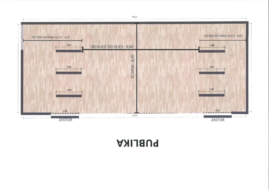 Plan scene Dom INA Rafinerije