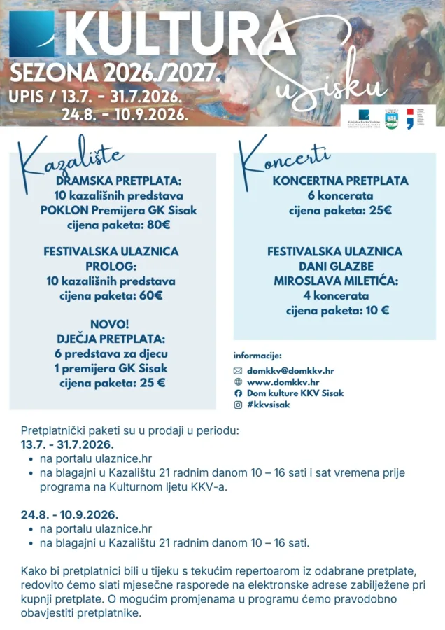 Pretplata 2026 2027 letak